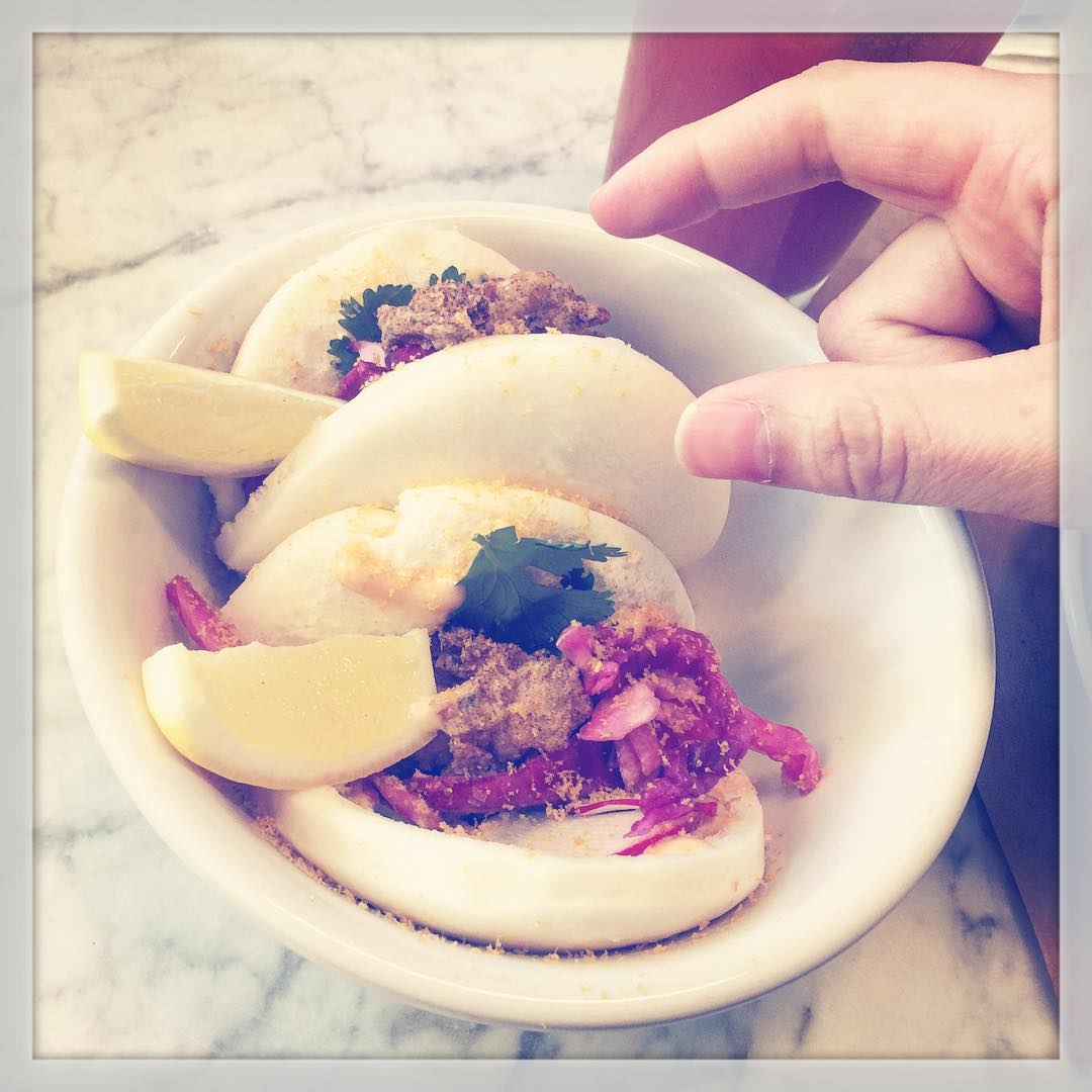 Look at those Bunz – fried oyster bao