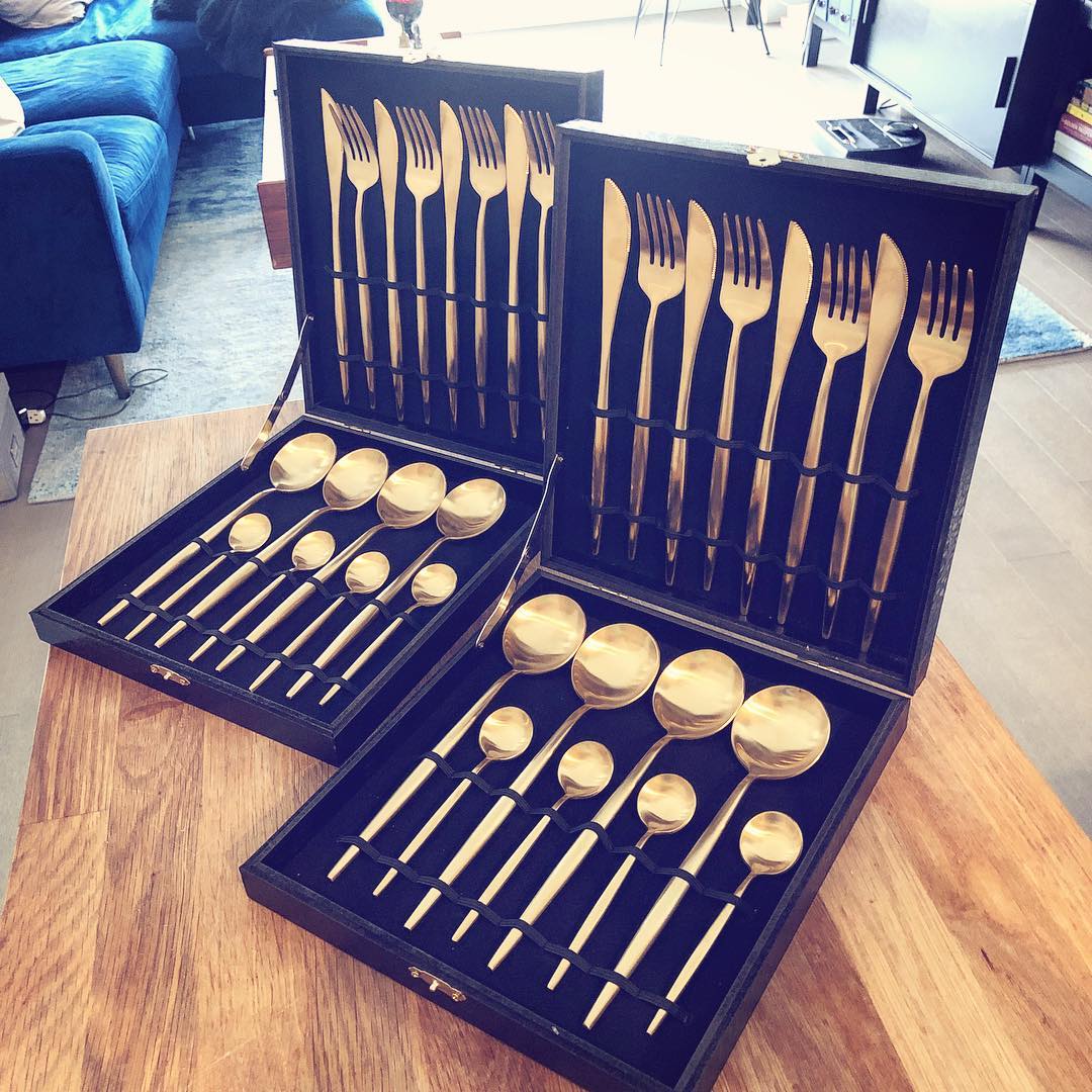 Dream Golden Flatware