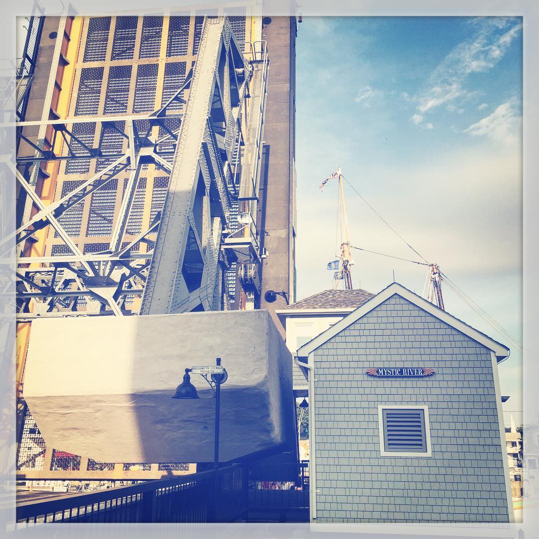 Mystic River Drawbridge Farewell
