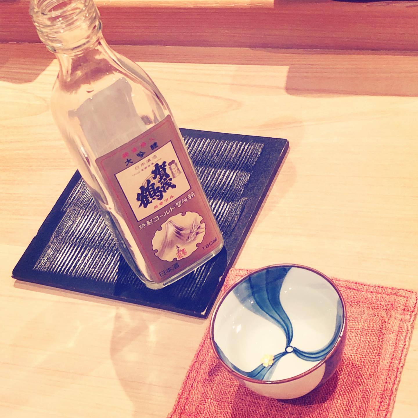 Kamotsuro Tokusei Gold Daignjo (Kinpaku) Sake in Hiroshima