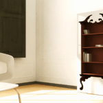 bookcase made to look like dresser