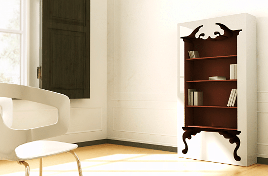 Stylish Bookcase Inspired by Sweet Home Style