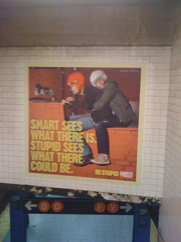 Provocative Diesel Ad: Be Stupid 2010