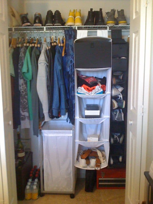 Closet reorganization!