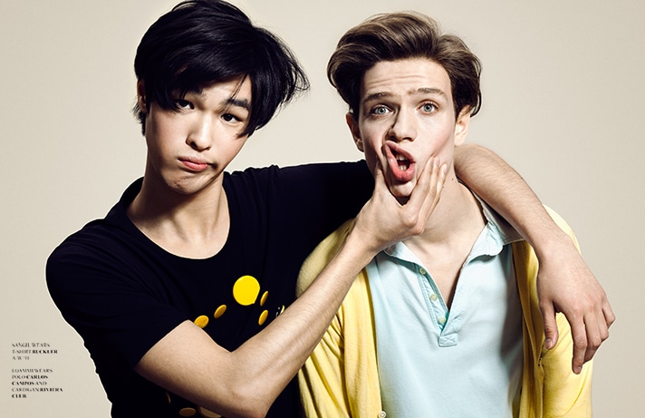 Kim & Loammi Goetghebeur by Richard Pier Petit for Fashionisto Summer/Pre-Fall 2011