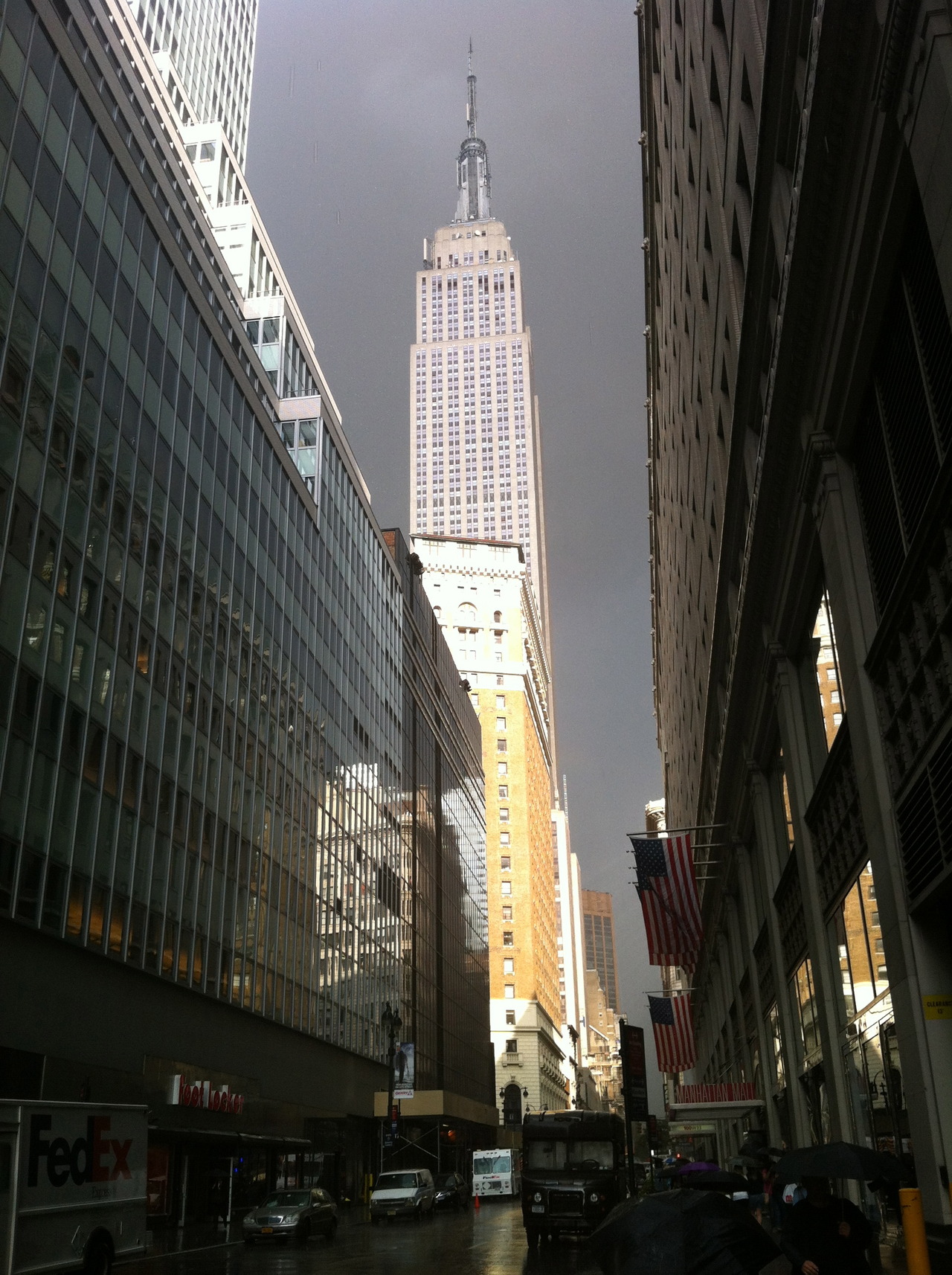Stormy Empire State Building