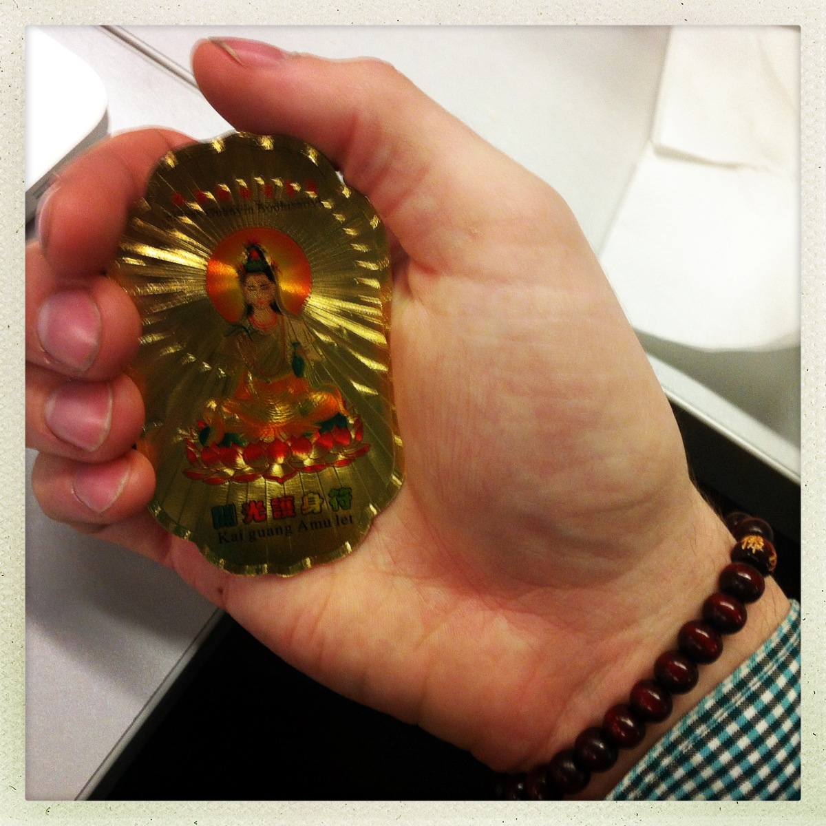 Kai Guang Amulet – Namas Guanyin Bodhisattva