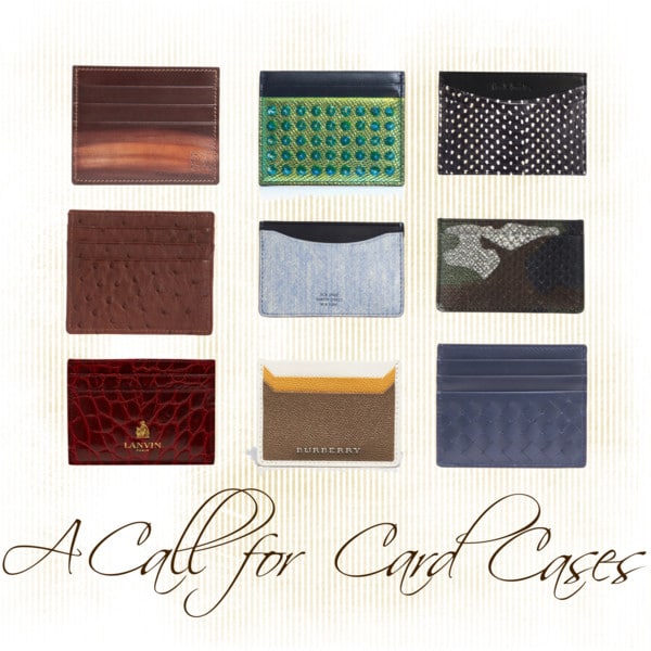 A Call for Card Cases