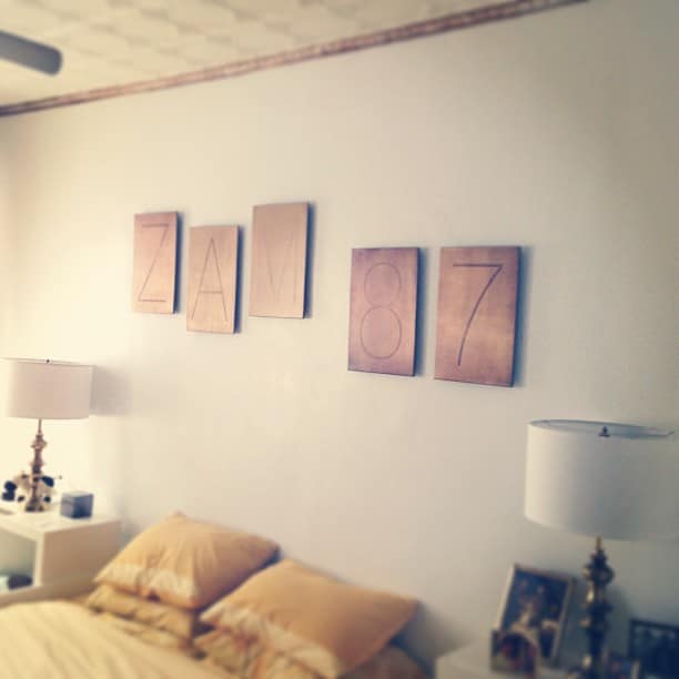 ZAM87 Bedroom Typography