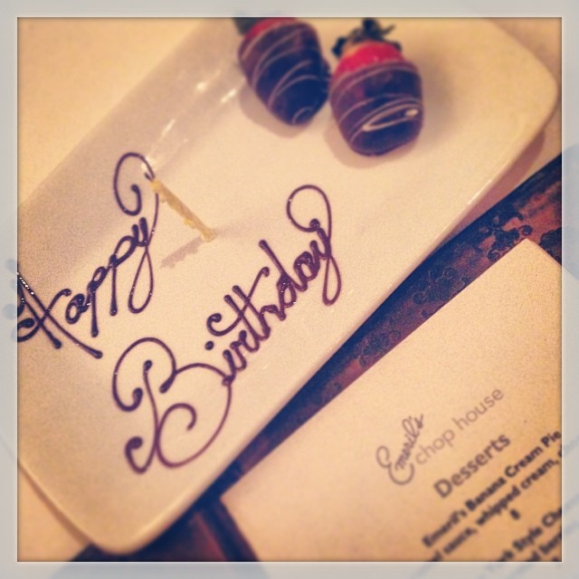 Birthday dinner at Emeril’s chop house