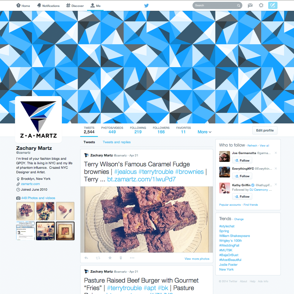 ZAMARTZ New Twitter Layout 2014