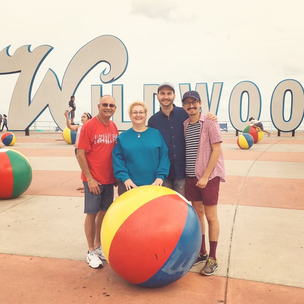 Family at Wildwood New Jersey