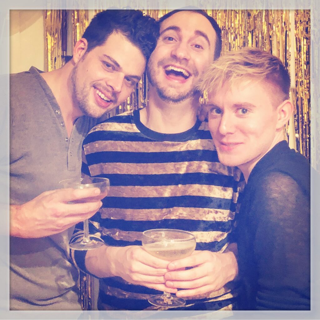 zachary's 30th birthday with ken and mikey