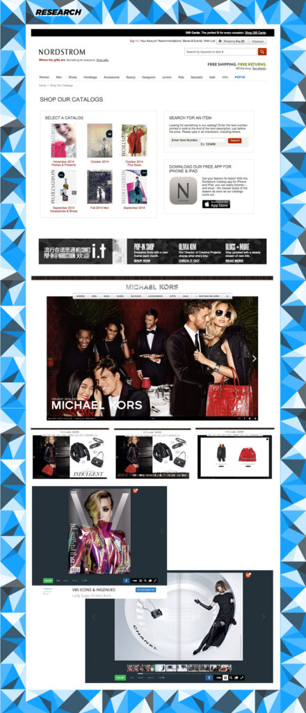 SAKS CATALOG CONCEPT - research