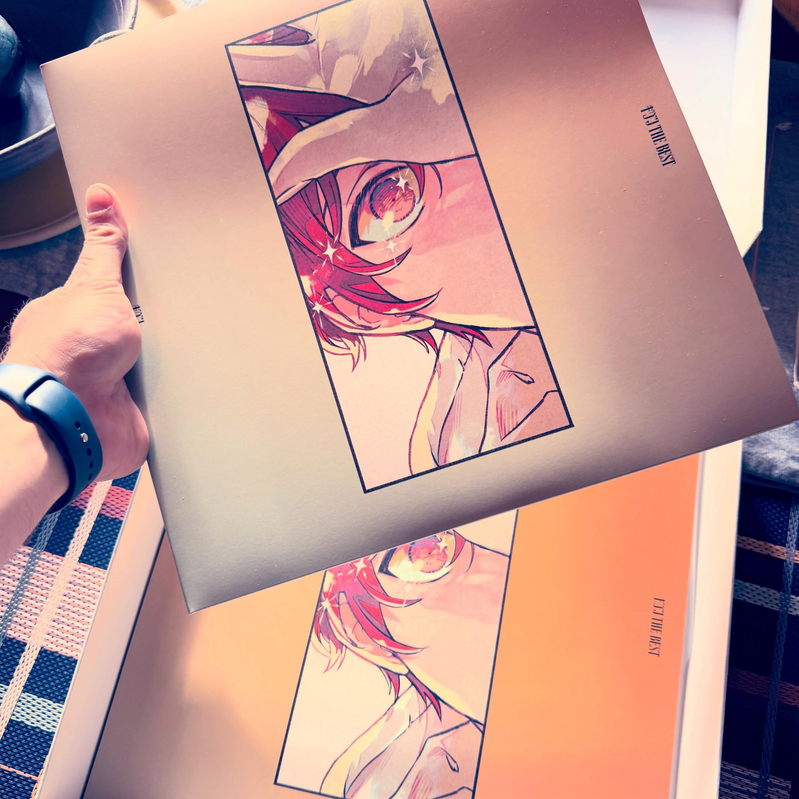 Anime Art Print Collection Display