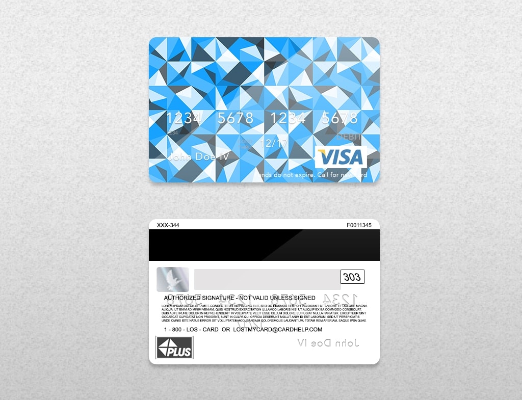 Bank Card Template Light